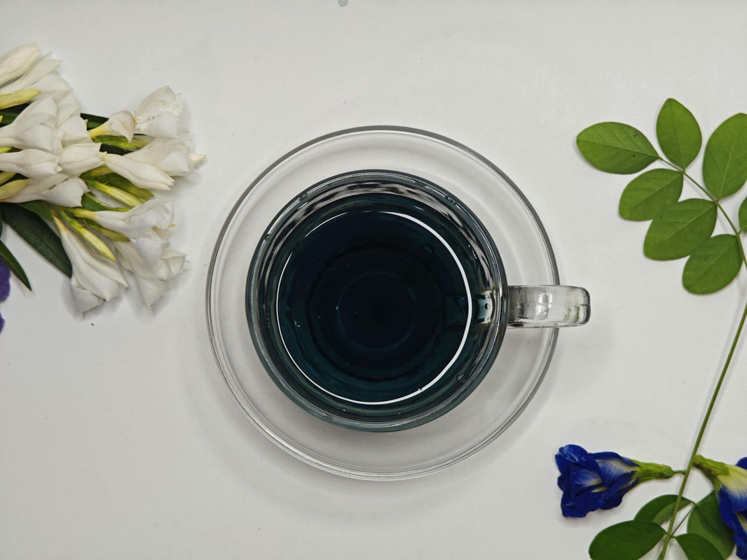 Blue Pea Flower Coffee: Floral & instagramable
