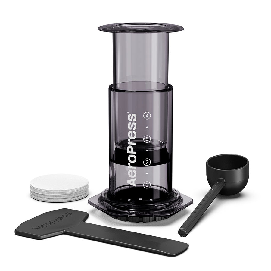 AeroPress Coffee Maker - Clear & Farbig inkl. 100 Papierfilter