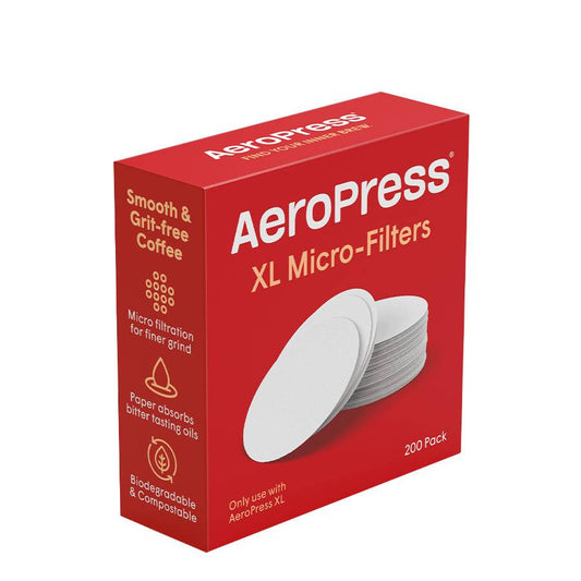 AeroPress Papier Micro-Filter 200 Stück XL - Weiß