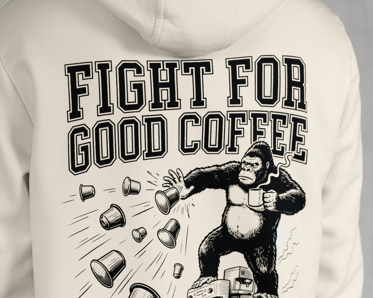 XTRACTD Hoodie Urban Ape – Oat Milk – Detailansicht des Produkts